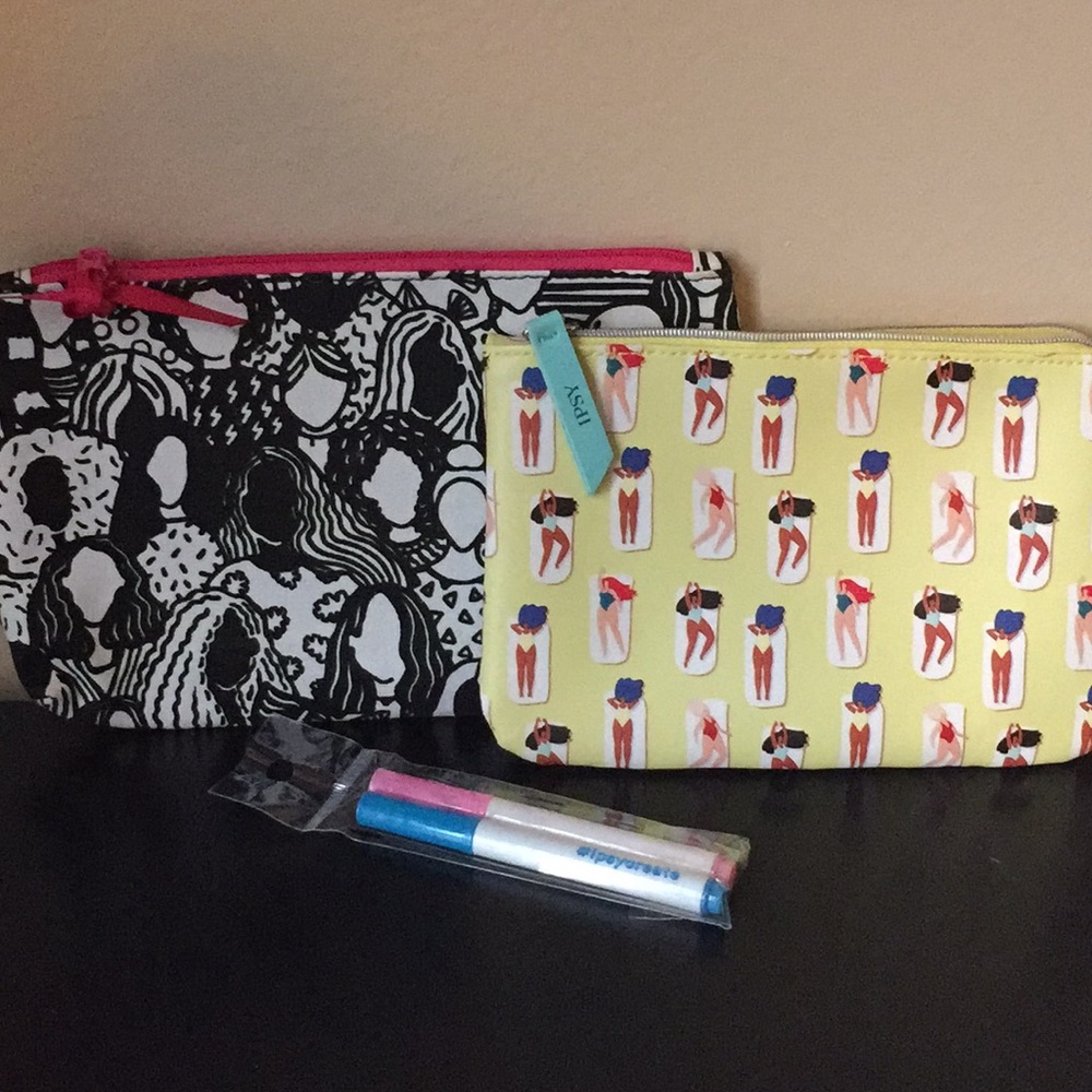 Ipsy Bags NEW Cosmetic Bag Bundle Girl Power!